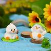 1 szt. Figurki Miniatury Słodkie Kaczki Mikro Krajobraz Ozdoby Do Dekoracji Domu Wystrój Pokoju Samochód Biuro Akcesoria Pulpit