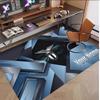 Personalized Crystal Velvet Carpet Lazio FC Pattern Non Slip Floor Rug