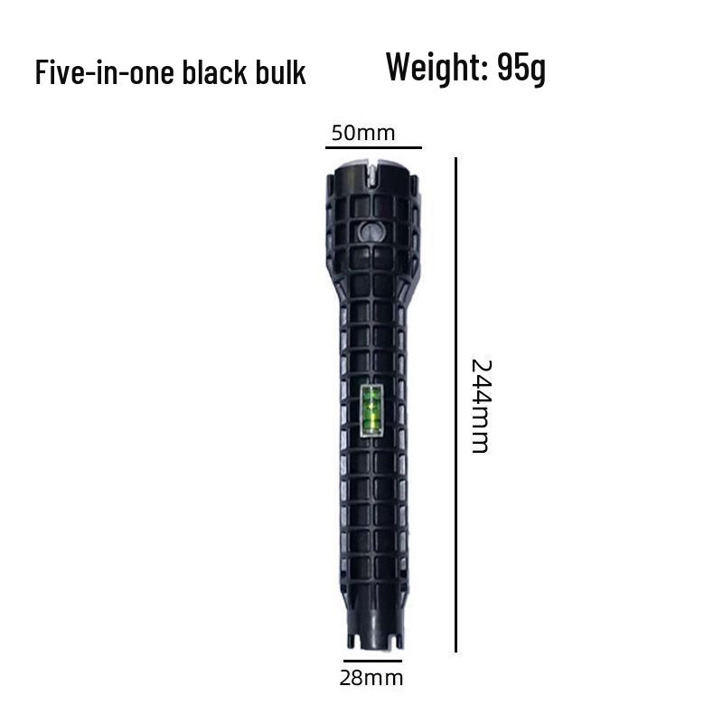 16-in-1 Multi-Functional Bathroom Wrench for Valve, Aerator, and Shower Disassembly & Installation