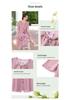 Mom's Summer New Chinese Short Sleeve Plus Size Chiffon Dress for Middle-Aged & Elderly Women - National Style Belly Cover