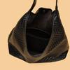 Tote Bag Women PU Single Shoulder Braided Daily