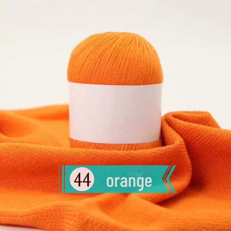 Hand-woven Cashmere Yarn - 3 Ply Soft Wool for Sweaters - Spot Processed Ball of Yarn