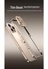 iPhone 15 Pro Aluminum Alloy Heat Dissipation Bumper Case with Seahorse Buckle