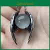 Ghost Wings Faux Crystal Vintage Necklace With Cartoon Pendant For Fashion Ol Women Men