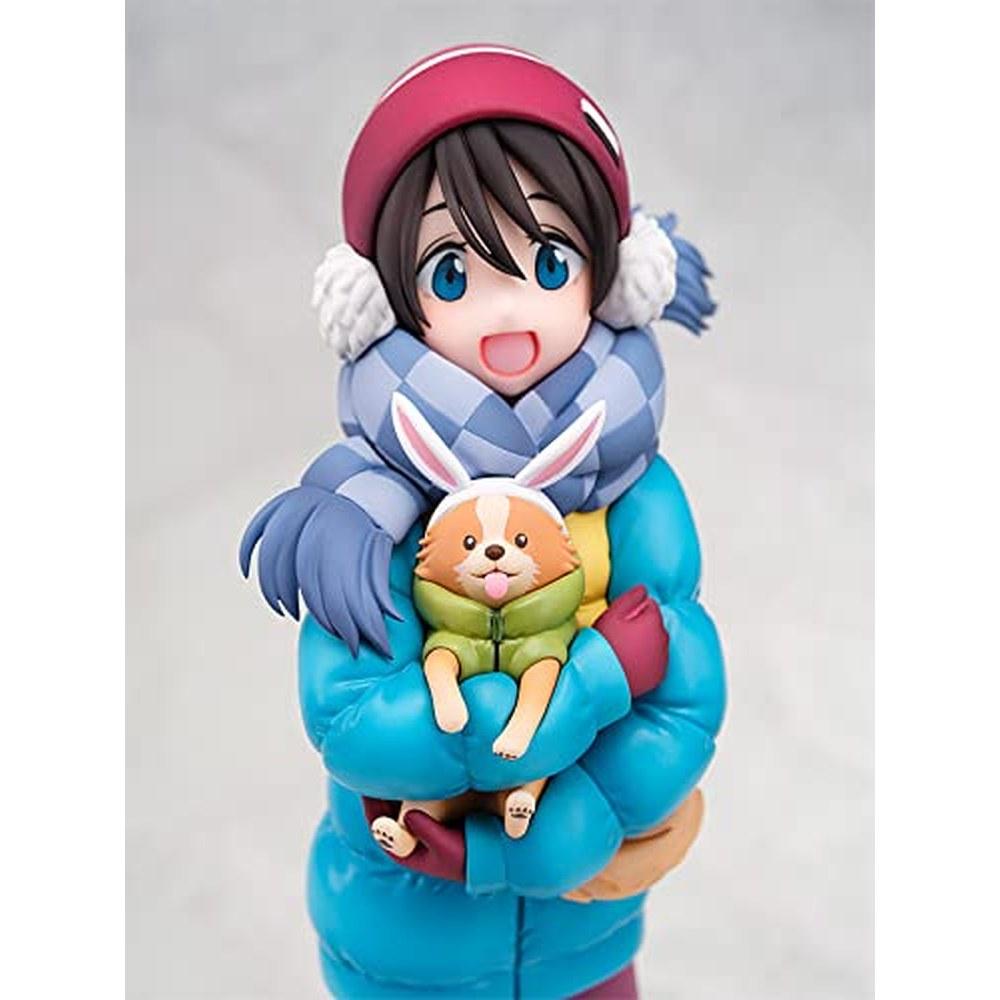 Wacoal Yuru Camp Ena Saito and Chikuwa 1/7 Scale Painted Plastic Figure