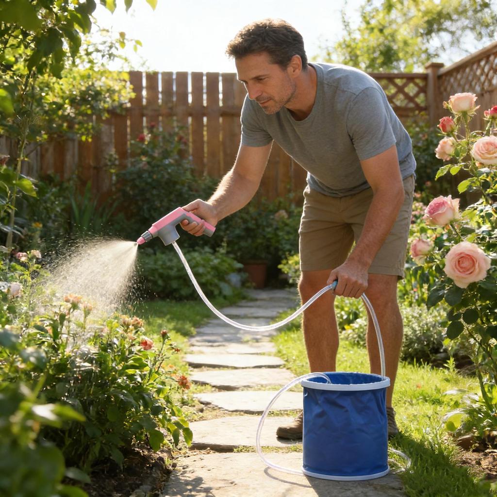 Elektrischer Sprüher 2000mA Wiederaufladbarer Handheld-Sprüher Düse Elektrischer Handheld-Nebelspender für Automobil Garten Garage Outdoor