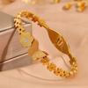 Titanium Steel Fashion Butterfly Petal Open Bracelet Bracelet Bracelet
