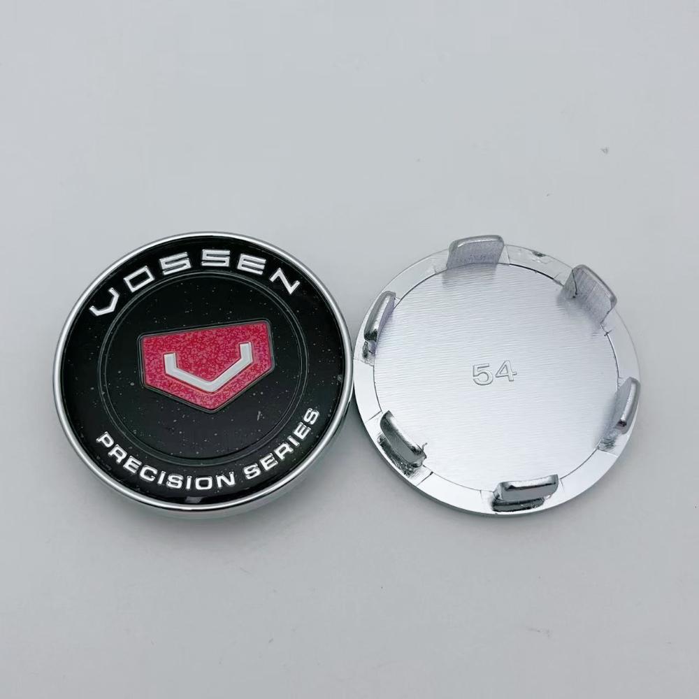 4pcs 54mm Vossen Logo Emblem Car Wheel Center Caps Wheel Hub Rim Hubcaps Auto Rims Dust Cover Replace Car Styling Accessories
