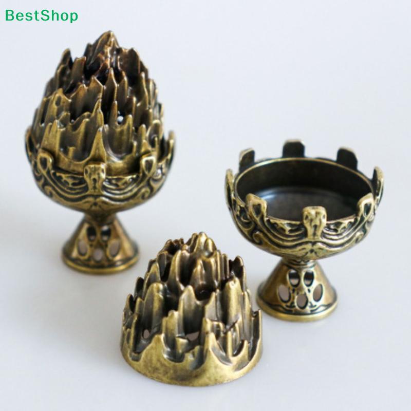 Ancient Style Mountain Incense Burner - Retro Bronze Incense Holder for Cone Incense, Home Decorative Fragrance Burner
