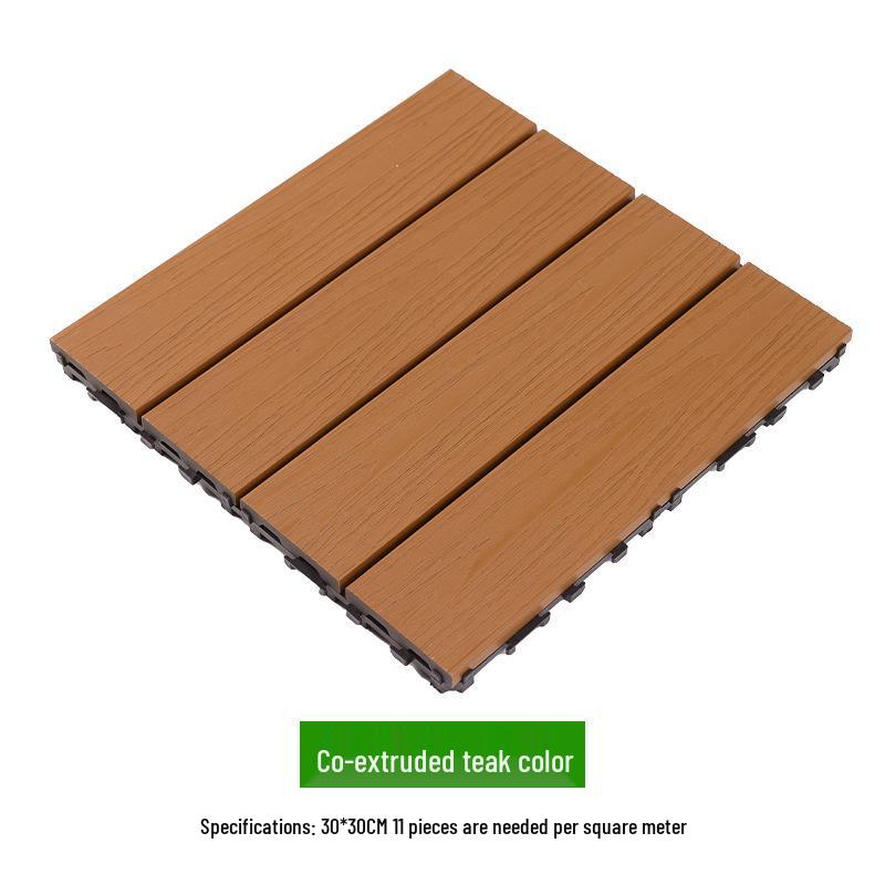 Pavimentazione WPC Impermeabile Anticorrosione per Rinnovamento di Terrazzi Esterni, Balconi, Giardini e Cortili.