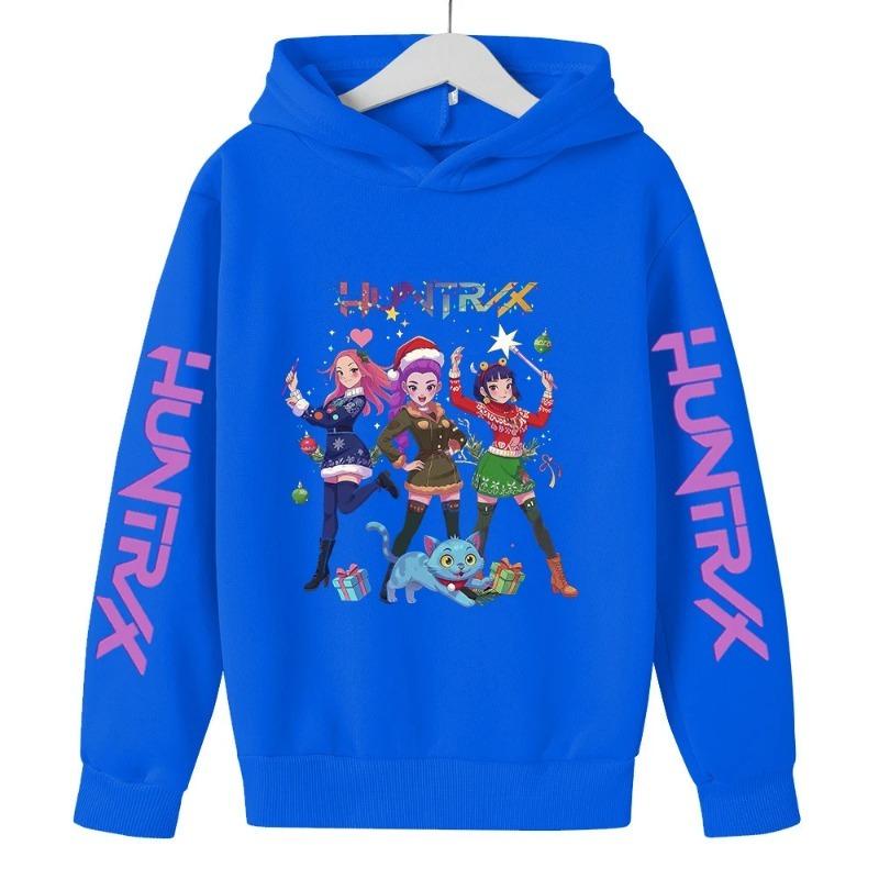 KPop Devil Hunter Hoodie Teen Girl Boy Rumi KPop Devil Hunter Hoodie Casual Long Sleeve Children's Clothing