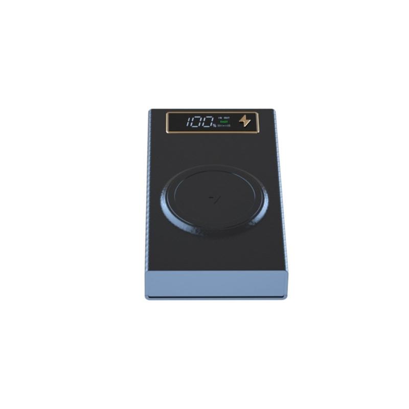 6x18650 Battery Storage Box PD Quick Charge Power Bank Case Support Wireless Charging/Quick Charging Functions