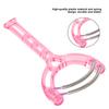 Portable Face Lips Hair Epilator Removal Plastic Spring Device Buty Tool (Green)