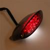NEW Motorcycle Dirt Bike LED Tail Brake Stop License Plate Light Smoked Lens 12V