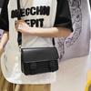 Crossbody bag men's bag new trendy brand messenger bag casual PU neutral shoulder bag portable small square bag