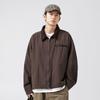 Spring and Autumn New Men's Retro Old Loose Stitching Laps Jacket