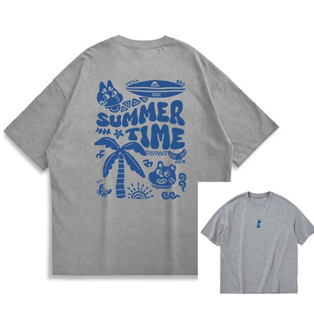 

Trendy Classic Surfing Elements Casual Tshirt Mens and Womens Luxury Brand Tops S