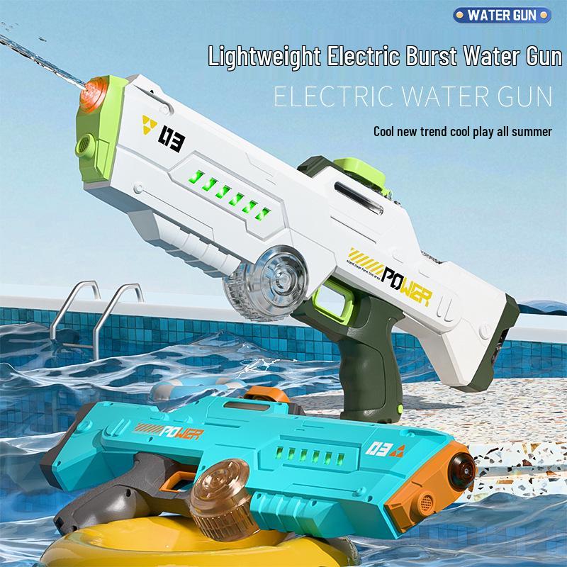 

Large Capacity Electric Water Gun: Automatic Absorption & Continuous Firing for Kids