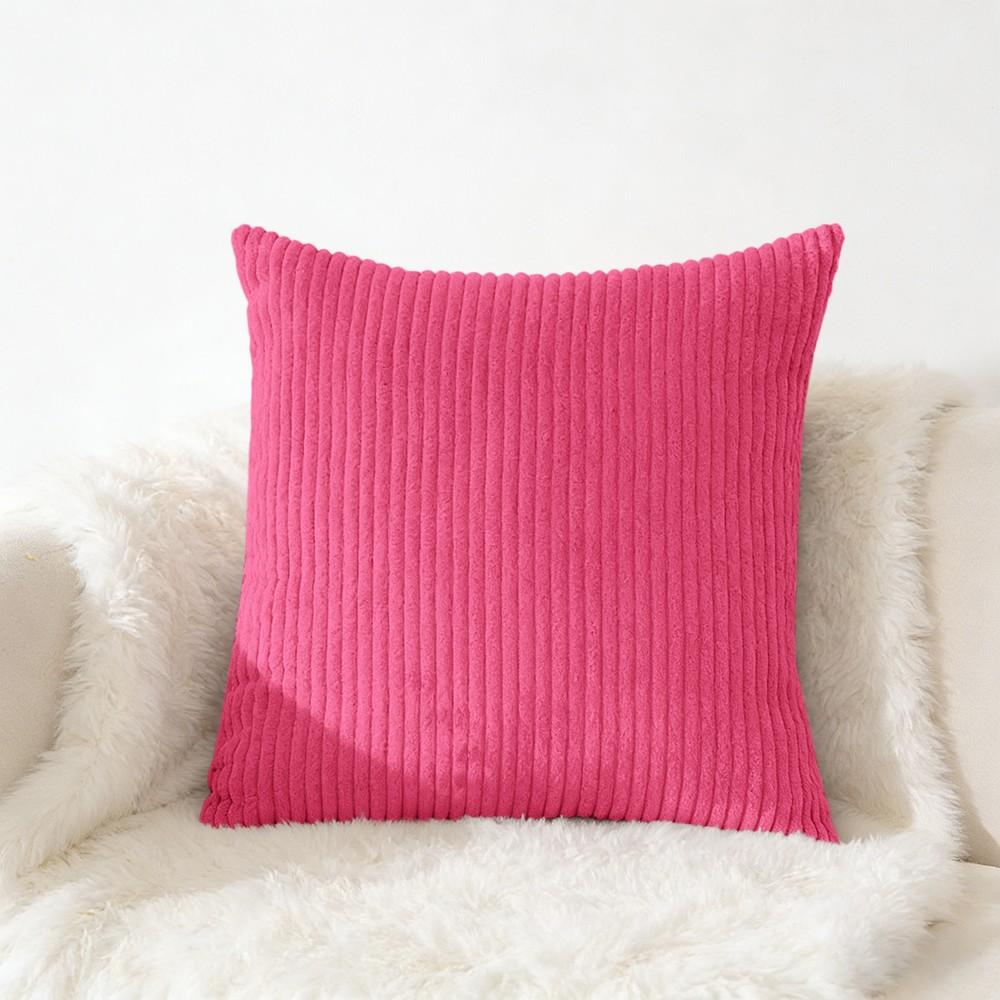 70x70 65x65Large Size Corduroy Pillow Cover Soft Plush Flannel Cushion Cover Fluffy Couch Pillow Case for Sofa Living Room Decor