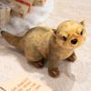PP Cotton Brown Otter Plush Toy Soft Simulation Otter Toy Doll  Decorate Present