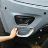 For 2014-17 Jeep Grand Cherokee Front Fog Light Covers Fog Lamp Frame Trim Black
