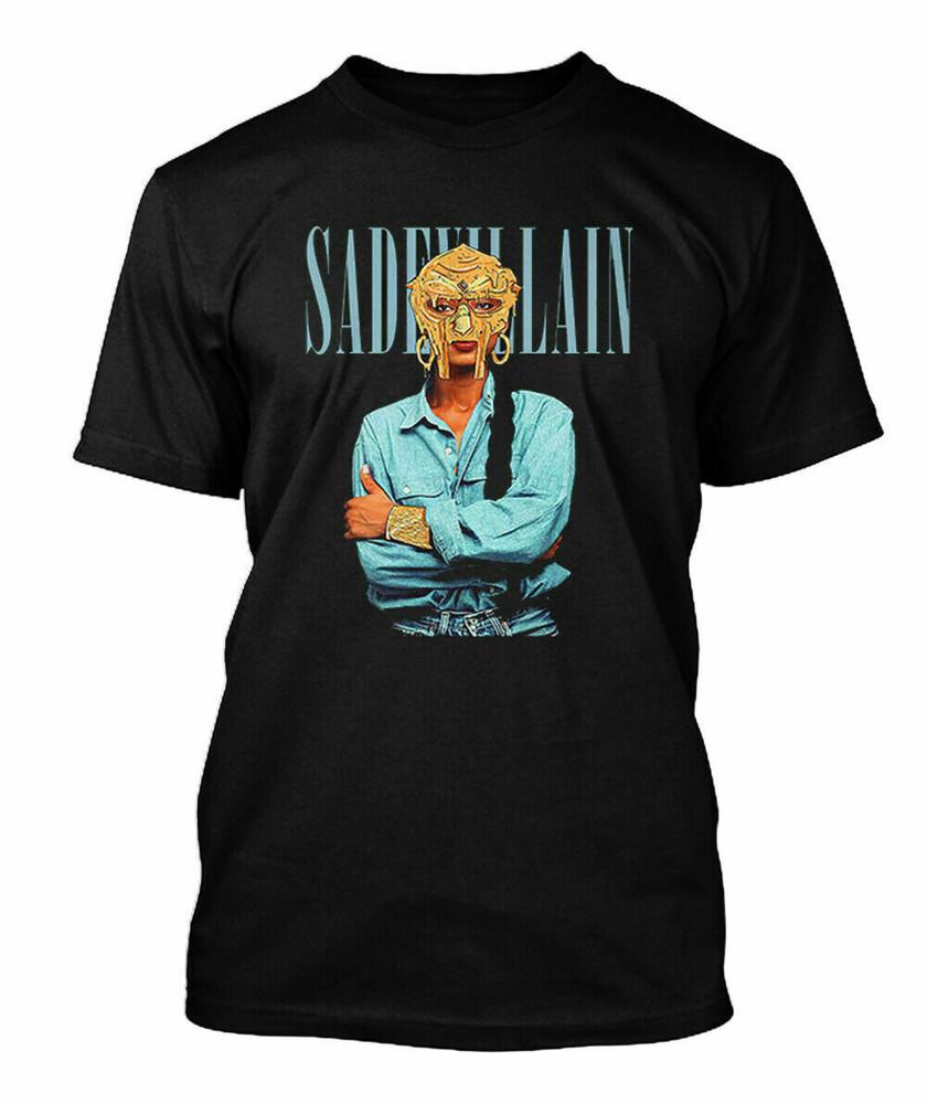Sadevillain Sade x MF Doom Футболка Взрослая Унисекс Футболка Все Размеры S-5XL 1F370 Унисекс Футболка L