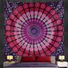 Tapiserie vintage cu gradient decor pentru casă, scena psihedelice indiană, tapiserie mandala hippie, decor boem, covoraș de yoga
