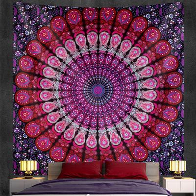 Vintage Gradient Tapestry Home Decor Indian Psychedelic Scene Mandala Tapestry Hippie Bohemian Decor Sheet Yoga Mat