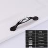 Fuji Black European Style Cabinet & Wardrobe Handle