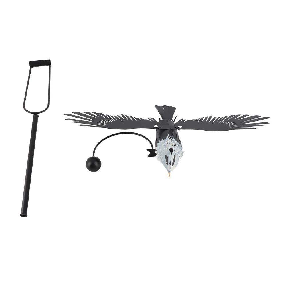 Metal Eagle Stake, Lifelike Stake Ornament Iron Outdoor Garden Decoration for Garden, Lawn, Courtyard