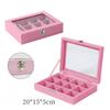 Premium Large Capacity Jewelry Box Flannel Jewelry Box Ring Necklace Jewelry Earrings Storage Box