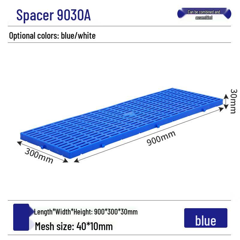 Plastic Modular Mesh Cargo Pallet 900x300x30 mm