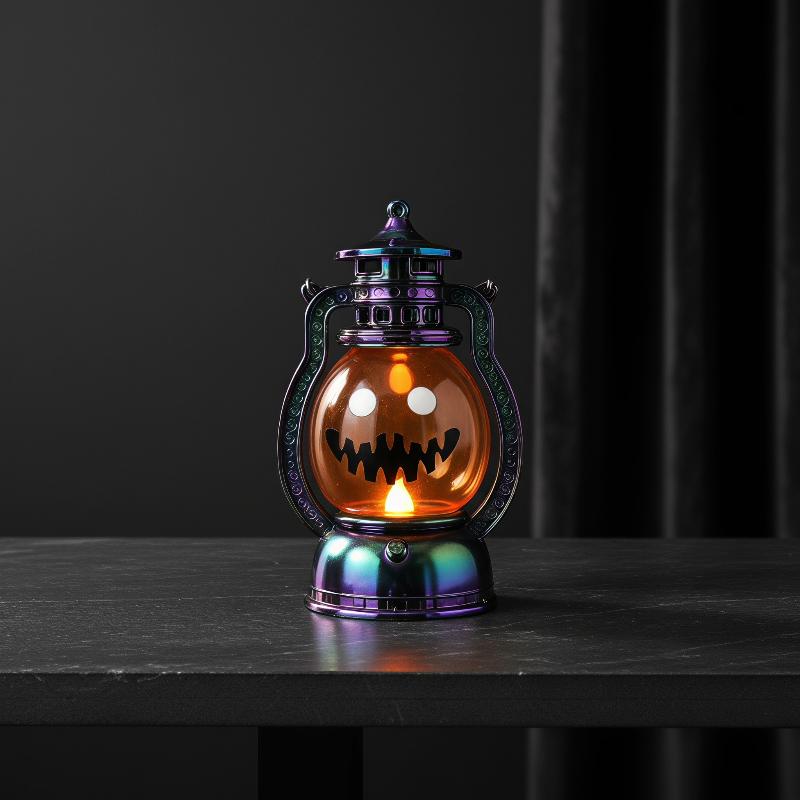 Mini Halloween Pumpkin LED Lantern Cute Design Warm Flickering Light Perfect Gift for Kids Halloween Supplies