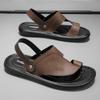 Fashion Dual-Purpose Man Slippers Flip Flops Summer Men Outdoor Beach Shoes Breathable Cool Sandals Non Slip Comfort Male Casual Sandaly