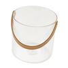 PU Leather Drink Tub Container for Picnic Pub Household Small