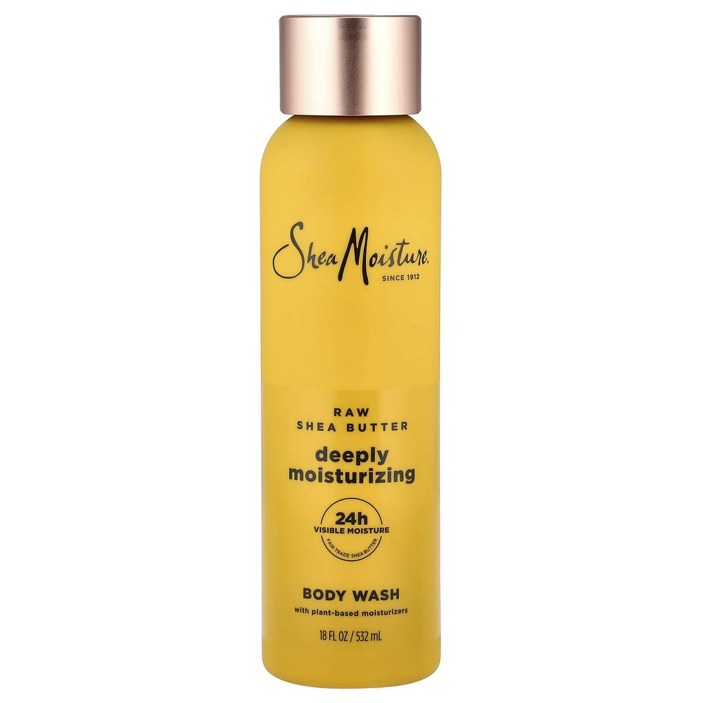 SheaMoisture, Deep Hydrating Body Wash, Raw Shea Butter, 532 ml (18 fl oz)