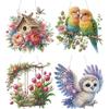 Acryl 2D/Flach DIY Spezielle Form Hängende Diamantmalerei Kits Strass-Diamantmalerei Fensteranhänger DIY Heimdekoration Hängender Anhänger
