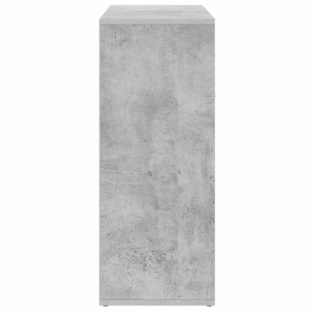 Sideboard Concrete Grey 60 x 30 x 75 cm Wood Based Material