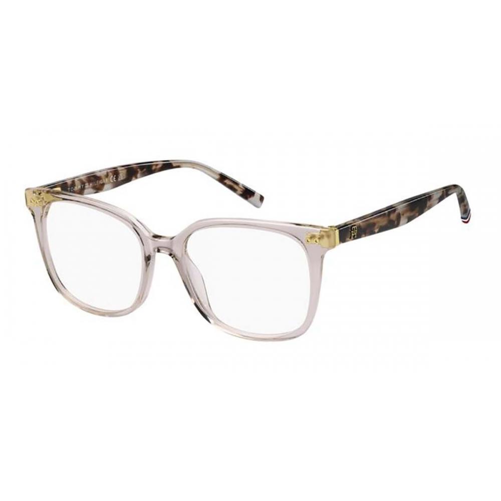 

Tommy Hilfiger Women Eyeglasses Th 2214 35j Transparent Pink/52-17-140