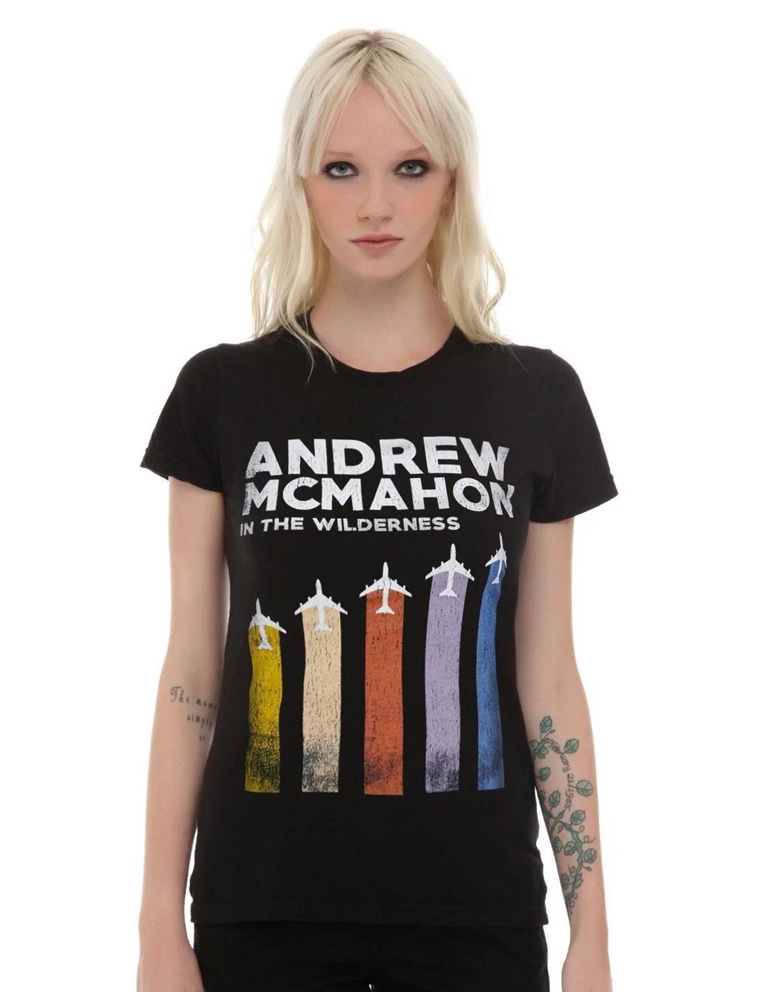 

Andrew McMahon in the Wilderness Planes Graphic Juniors Black Shirt NWT XS-3XL M