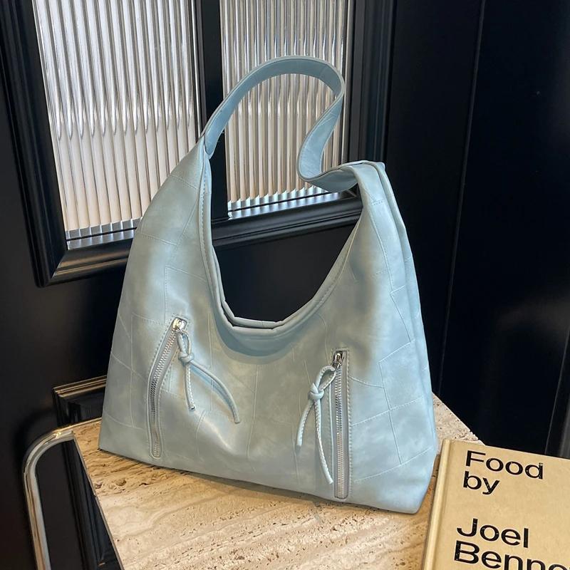 Elegant large capacity women's bag  simple shoulder bag  Korean transport bag  new