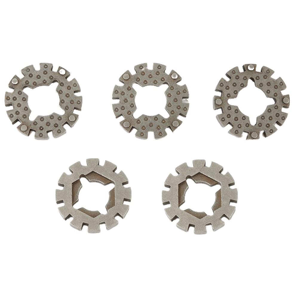 5pcs Oscillating Saw Shank Adapter Kit Made from Steel with Oxidation Resistance for Long Term Use in Workshop Settings