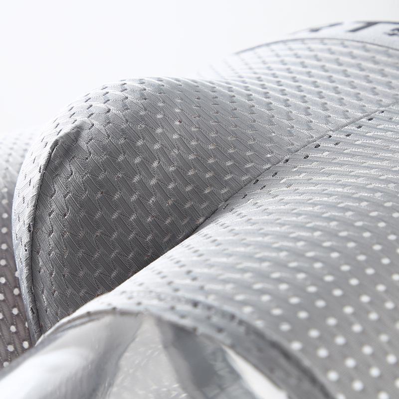 6 Pcs Men's Underwear Men's Ice Silk Mesh Boxers Breathable Mesh Four-corner Pants Pants Youth Shorts