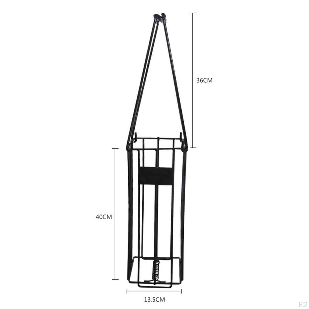 Push-down Tennis Ball Picker Cesta de armazenamento durável Prática Colecionador Multiuso