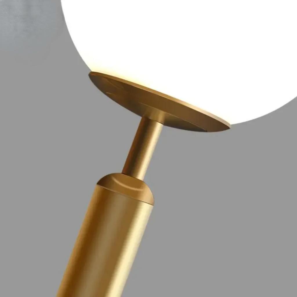 New Elegant, Sleek, and Stylish Modern Nordic Glass Ball LED Wall Lamps - Softly Illuminating Chic Minimalist Bedside Wall Decor