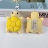 Tortoise Keychain Cute Animal Cartoon Key Pendant Decorative Soft Stuffed Plush Toy Keyring Sea Turtle Car Bag Pendant