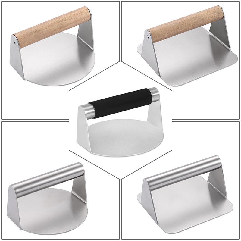 304 & 430 Stainless Steel Round Hamburger Patty Press