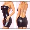Sex Underwear Patent Leather Backless Nightdress