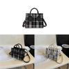 Fashion Grid Pattern Womens Small Shoulder Bag With Zipper Closure For Daily Use