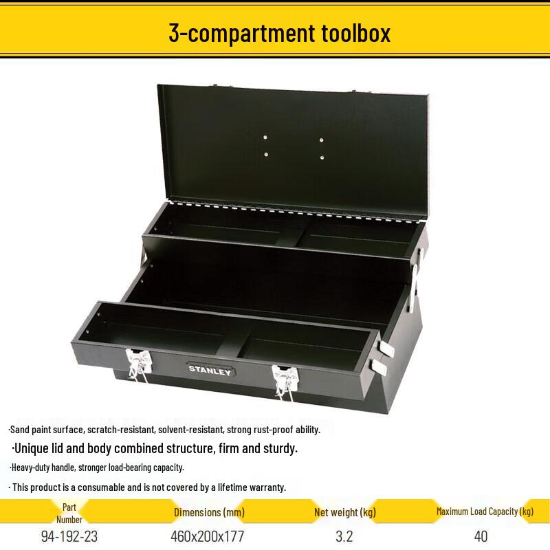 Stanley 3-Flip Bucket Multi-functional Tool Box